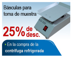 basculas para toma de muestra en promocion