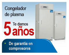 congelador de plasma con garantia en compresores