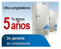 congelador de plasma con garantia en compresores