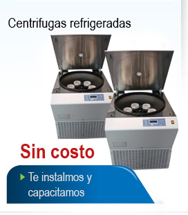 Centrifugas refrigeradas en promocion